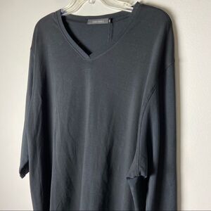 NWT black casual 3/4 sleeve casual black top